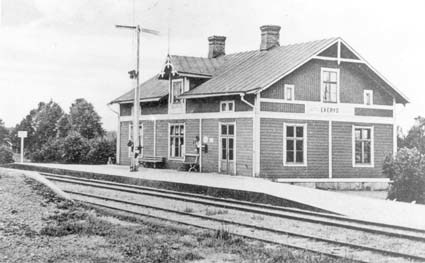 Ekeryd Järnvägsstation. M 49.