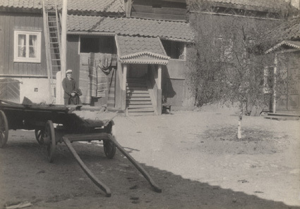 Strängnäs, 1917. Gammal gård; 