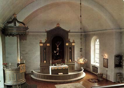 Interiör Tjörnarps kyrka