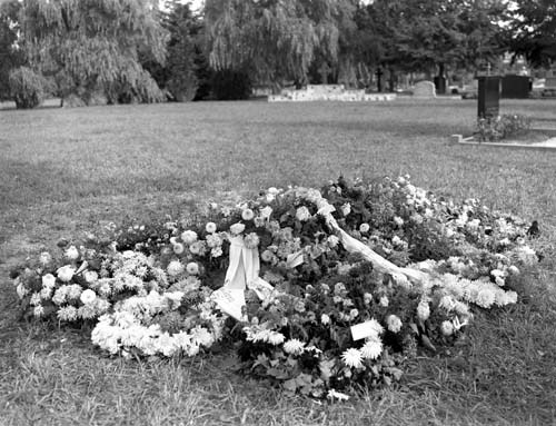 Fru Ringius grav i Oppmanna tvär Arkelstorp.