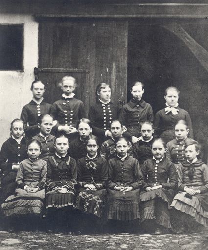 Wirginska skolan c. 1880 III kl. 1879.