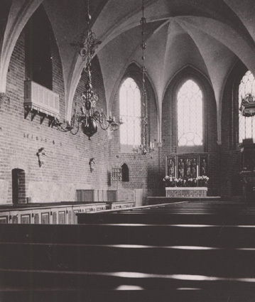 Klosterkyrkans inre.