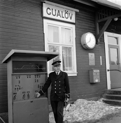 Gualöv station 1969.