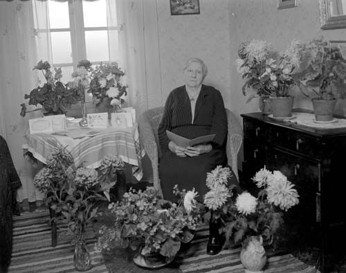 Axel Olssons Fru 70 års dagen Kopparöd.