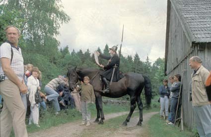 Budkaveln kommer till Wittsjö Hembygdens år, 1984.