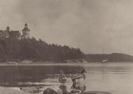 Från Saltsjöbaden Stockholm Hösten 1913.