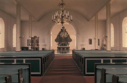Tryde kyrka, interiör