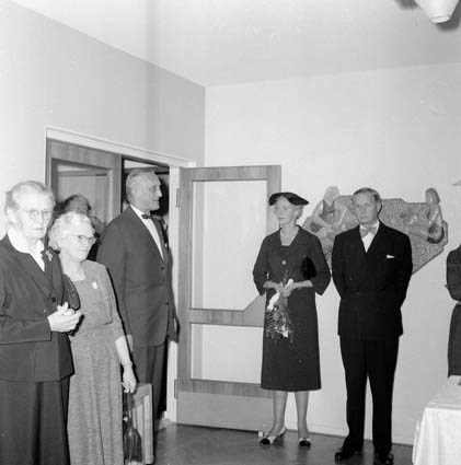 Invigning av ålderdomshemmet i Bromölla 1960.