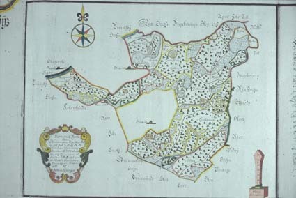Gråmanstorps bys skog. Geom. karta 1708 (Anton ...