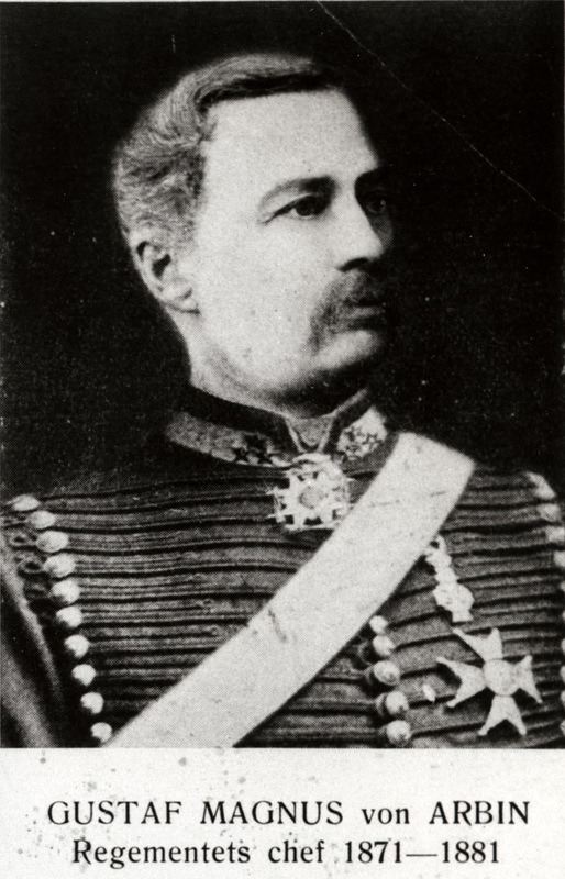 Regementschefer vid A. 3. 1866 - 1891. Gustaf M...