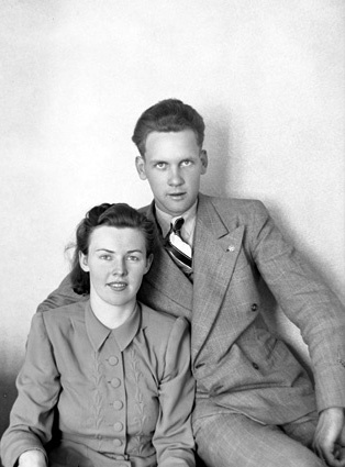 Anna-Britt och Erik Simonsson, Helgedal.