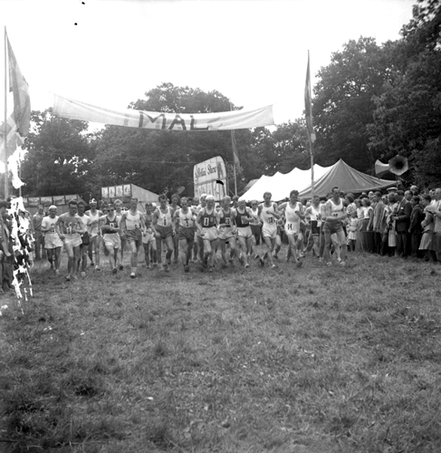 Skillinge  Marschen  i  Gislöv  1949