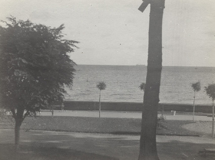 Utsigt från vårt fönster Skodsborg 1912