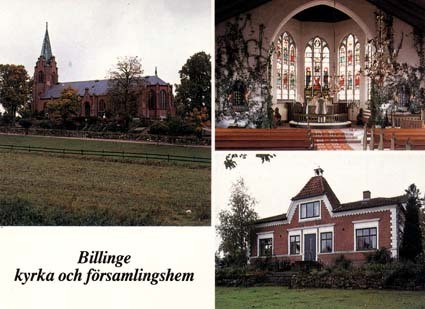Billinge kyrka och församlingshem.