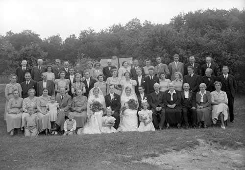 Systrarna Grankvist bröllop grupp Allarp.