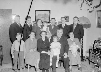 J E Perssons familj.