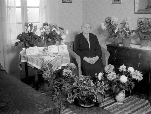 Axel Olssons Fru 70 års dagen Kopparöd.