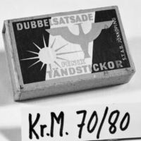 KrM 70/80 - Tändstickor
