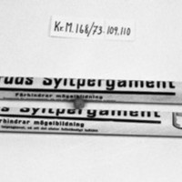 KrM 168/73 109-110 - Syltpapper