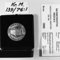 KrM 139/76 1 - Medalj