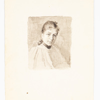 KrM 43/46 108 - Kvinnoporträtt av Emilia Lönblad