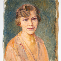 KrM 43/46 384 - Oljemålning av Emilia Lönblad