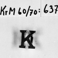 KrM 60/70 637 - Märke