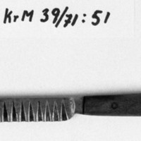 KrM 39/71 51 - Fruktkniv
