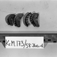 KrM 173/58 26a-d - Klackjärn
