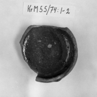KrM 55/74 1-2 - Keramikföremål