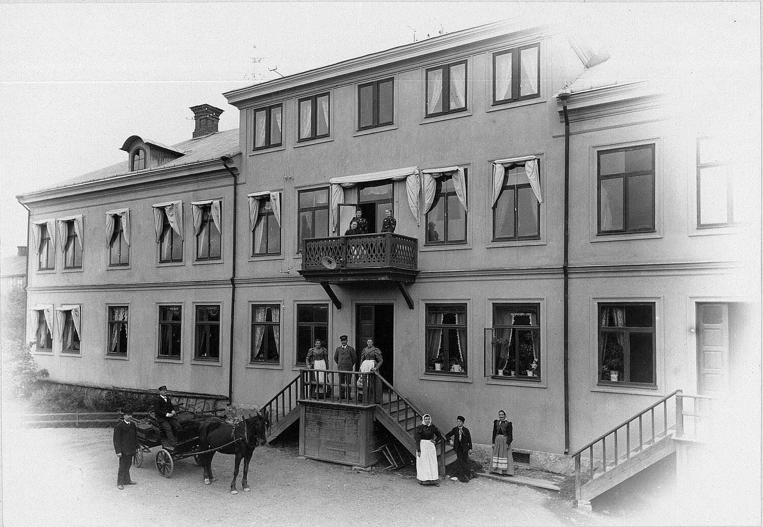 Nya Hotellet. Fotot taget 16/9 1894..