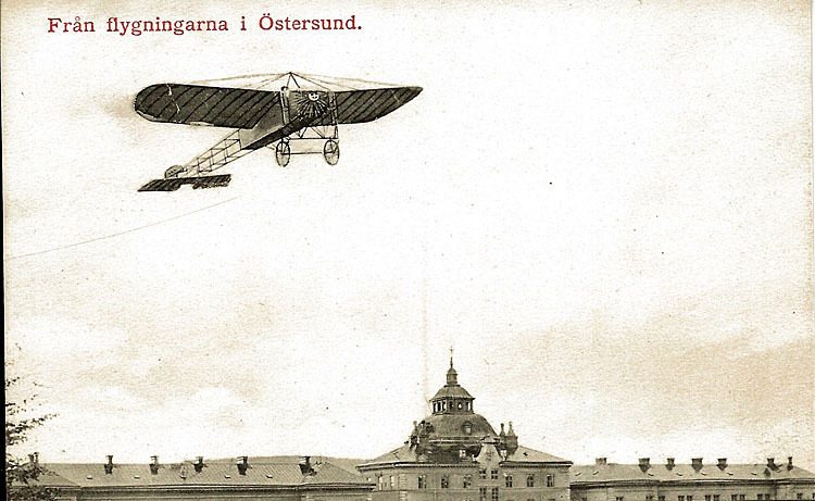 Carl Cederström, flyguppvisning 1911