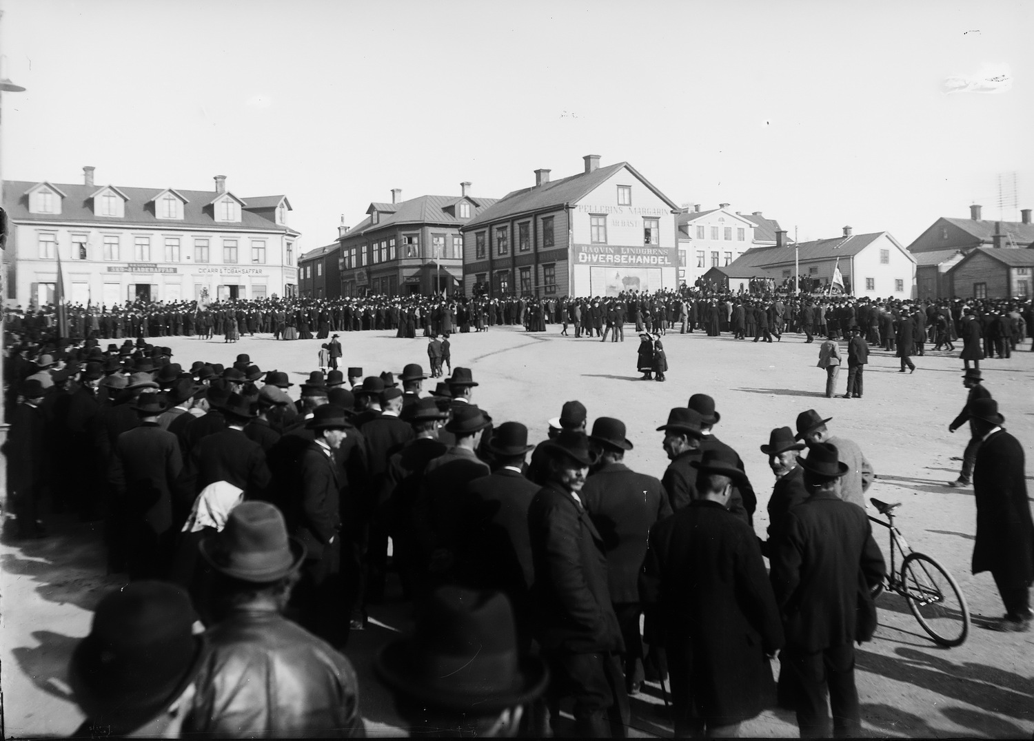 Demonstration vid Stortorget