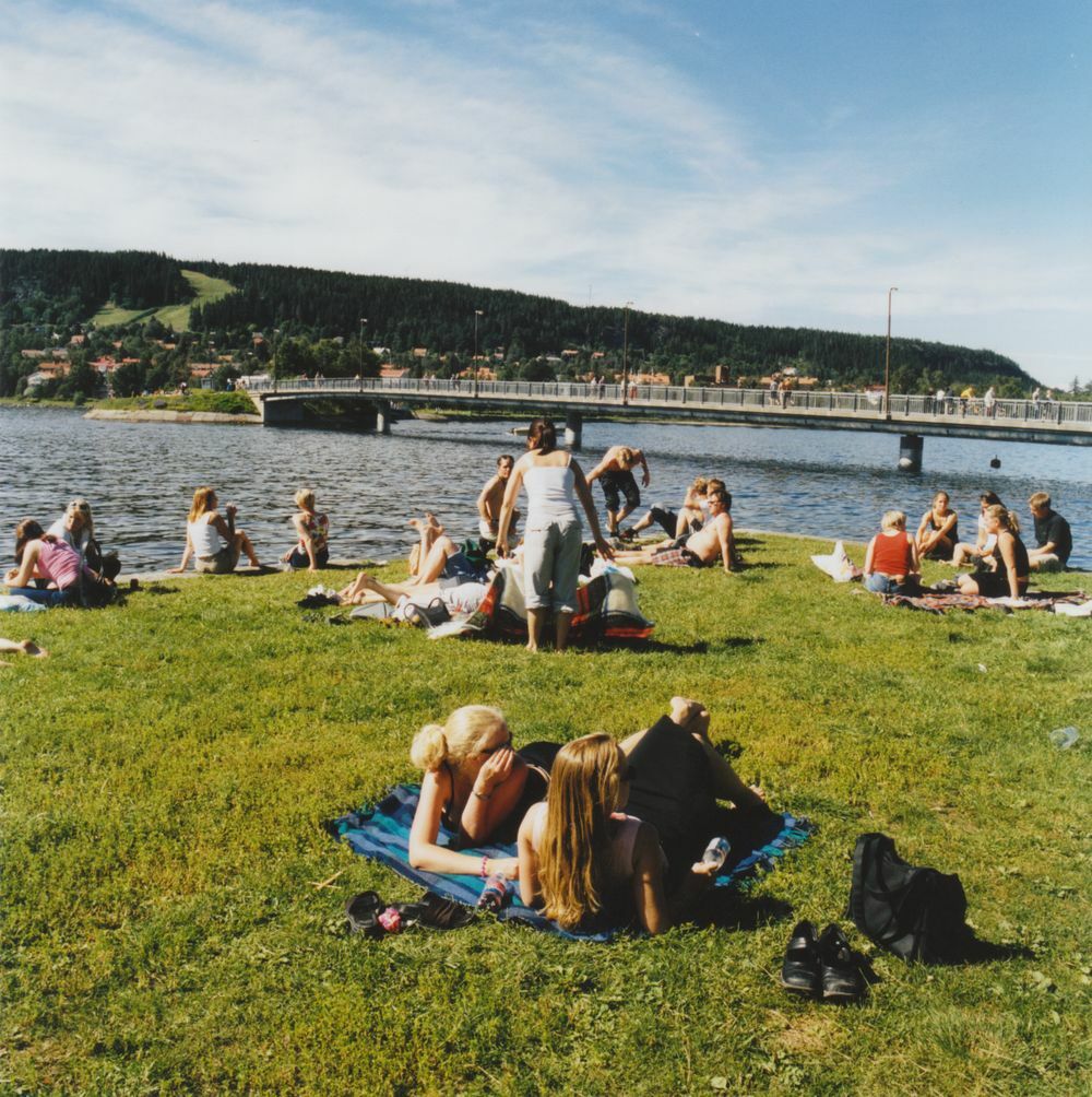 Östersund år 2000 -   Badhusparken