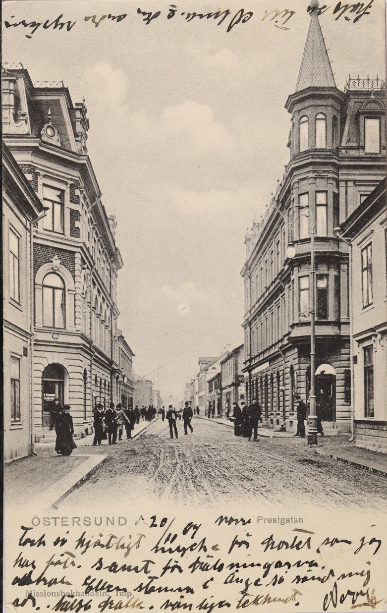 Fröken Ellen Andersson, Grimnäs  Postgånget 1904