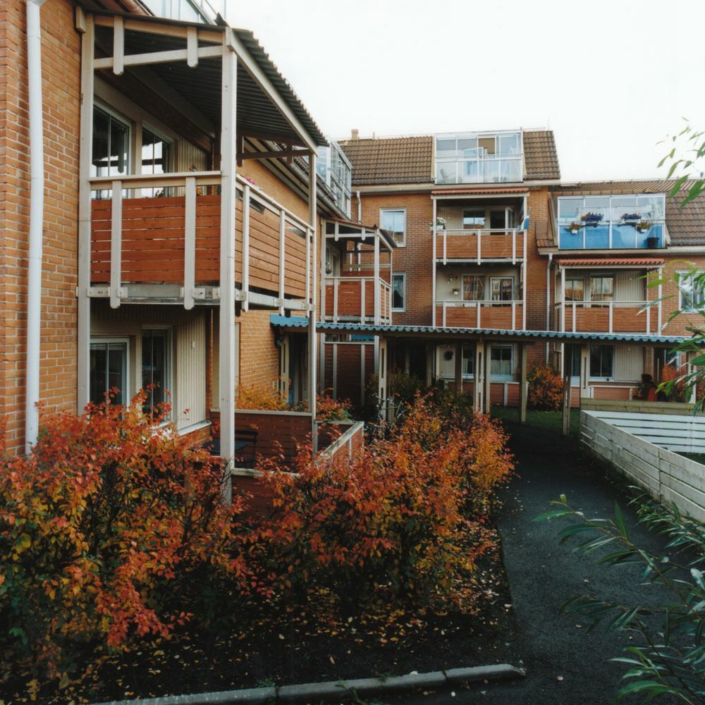 Östersund år 2000 -  Innergård Prästgatan 60