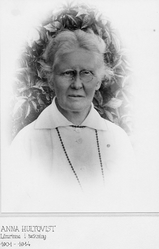 Anna Hultqvist Lärarinna i teckning 1901-1914