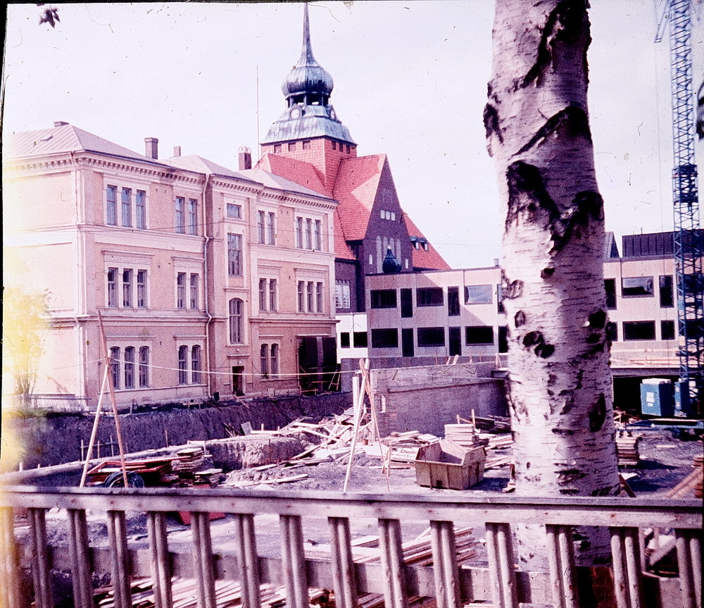 Rådhusgatan 23, Flickskolan innan Nämndhuset by...