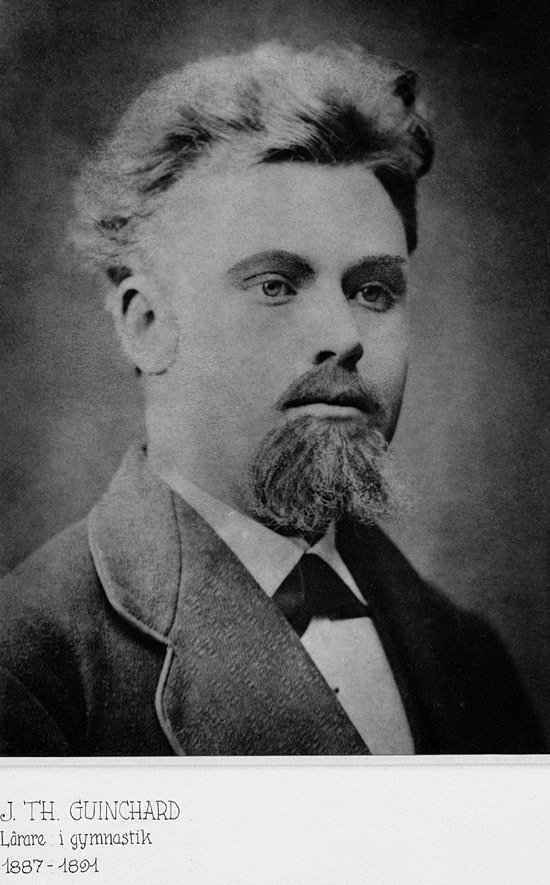J Th Guinchard Lärare i gymnastik 1887-1891