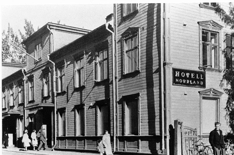 Hotell Norrland, huset revs 1964