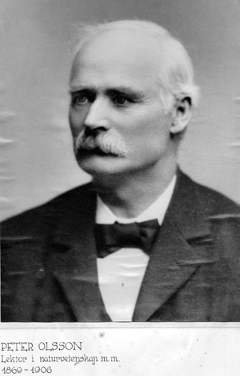 Peter Olsson Lektor i naturvetenskap m.m. 1869-...