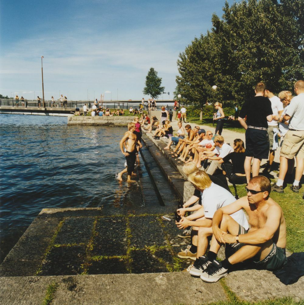 Östersund år 2000 -    Badhusparken