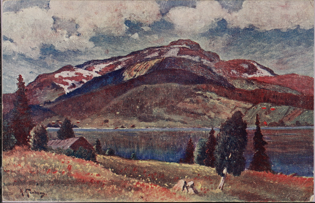 Målning av A. Genberg Barnens dag 1910
