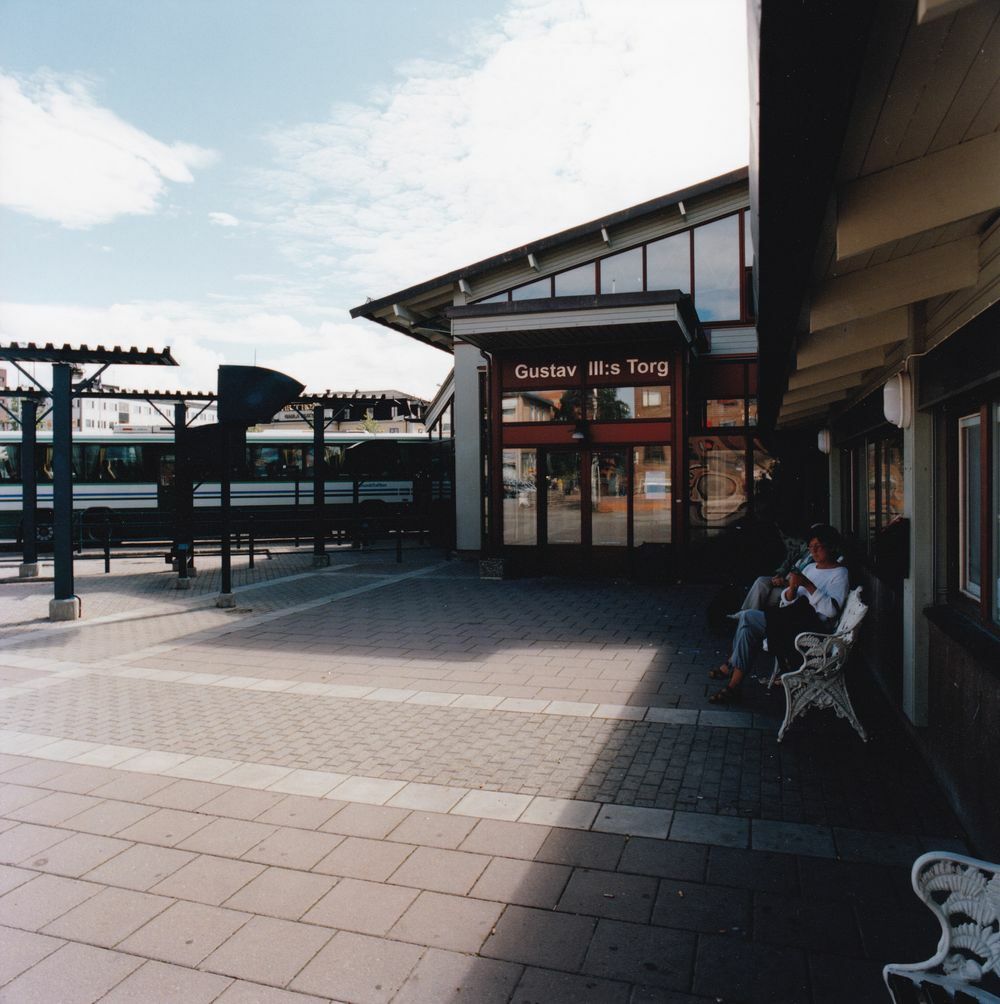 Östersund år 2000 -  Kyrkgatan, Busstorget
