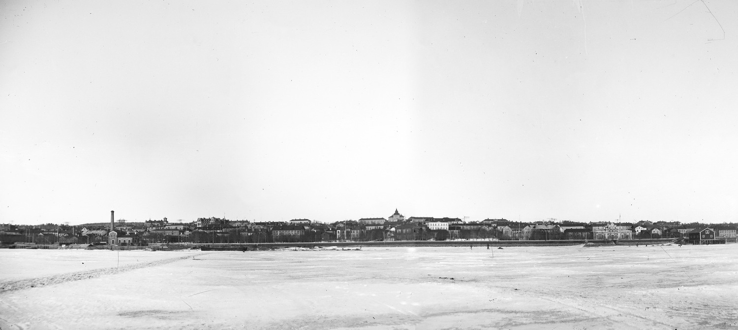 Panorama över Östersund från Frösön