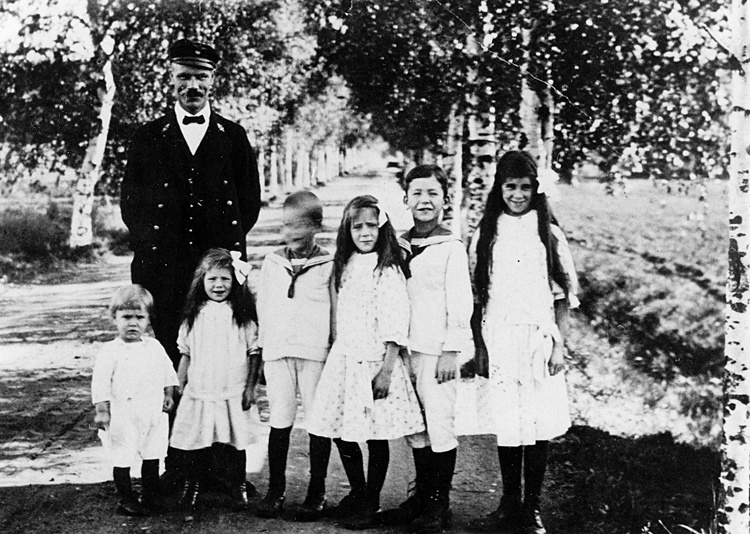 Familjen L.Eklund , Orsa 1920-talet.