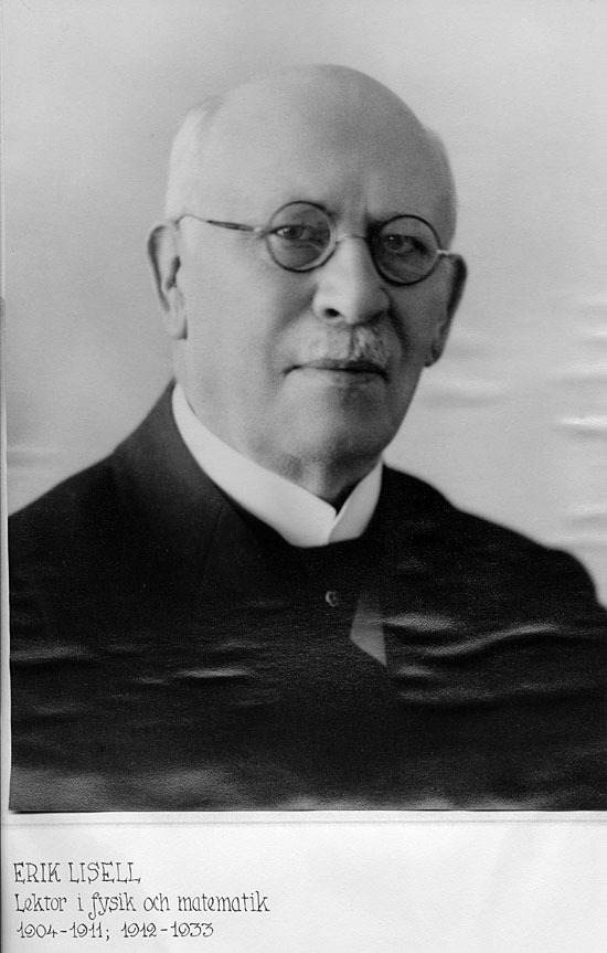 Erik Lisell Lektor i fysik och matematik 1904-1...