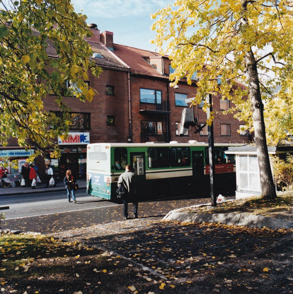 Östersund år 2000 -  Kyrkparken, Kyrkgatan, Tra...