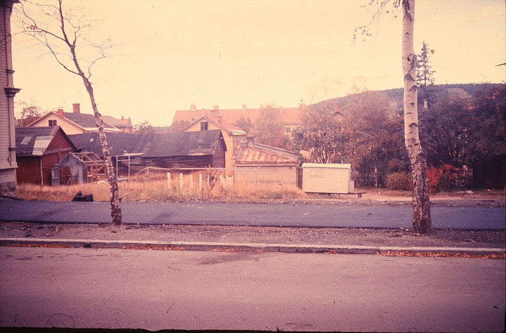 Gröngatan 10, tomten efter branden 1971