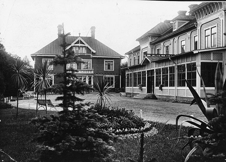 Centralstationen, Östersund, omkring 1915. Se b...